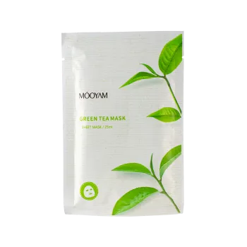 Pleťová maska Mooyam pleť maska se zeleným čajem