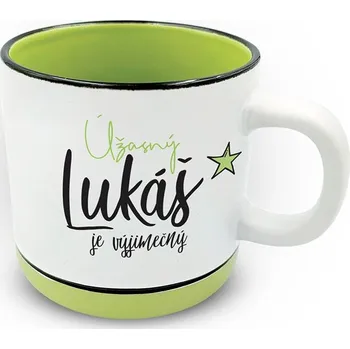 Nekupto Hrnek s potiskem 400 ml pastel - Lukáš