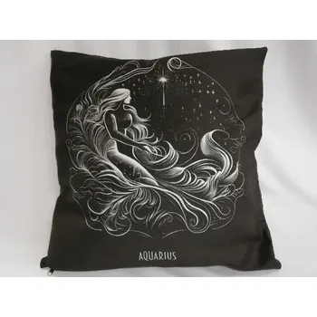 Nákupní taška Povlak na polštář bavlněný - 40 x 40 cm - Znamení VODNÁŘ