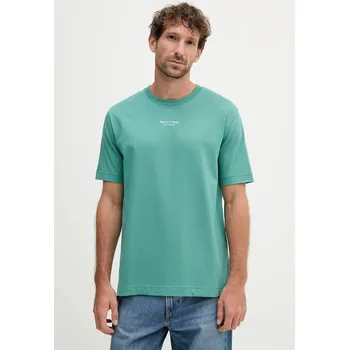 Pánské tričko Bavlněné tričko Marc O'Polo M26201251382 tyrkysová 65X, vel. M