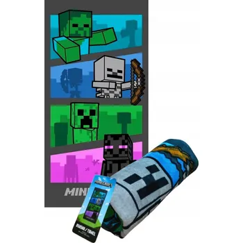 RUČNÍK 70x140 MINECRAFT CREEPER PLÁŽOVÝ KOUPACÍ