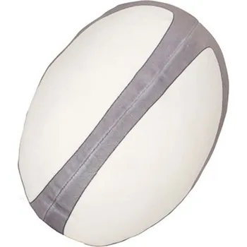 plyšák Mumbles Plyšový rugbyový míč - 23 cm MM584 White-Grey M