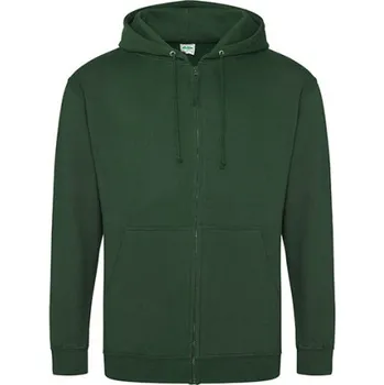 Pánská mikina Just Hoods Pánská mikina na zip JH050 Bottle Green S