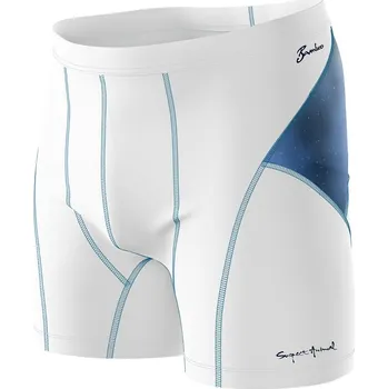 Pánské funkční trenýrky WOLF bílá Bamboo Ultra - Modrá / XL