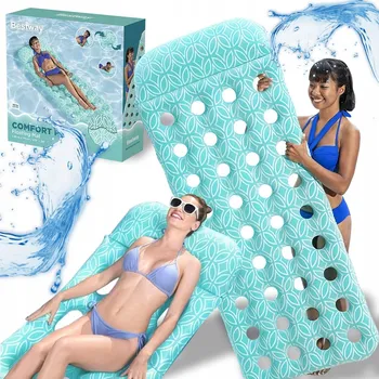 BESTWAY COMFORT PLUSH MATRACE DO VODY LEHÁTKO HAMAKA VODNÍ SEDAČKA