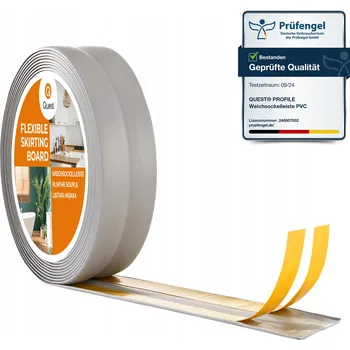 soklová lišta Ukončovací lišta samolepicí šedá PVC 25x25