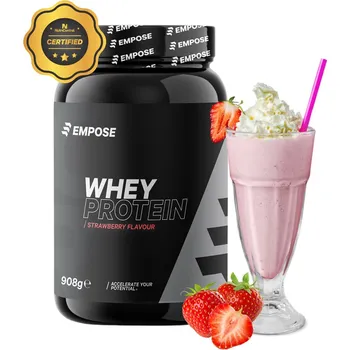 Protein EMPOSE Whey protein 908 g Jahoda