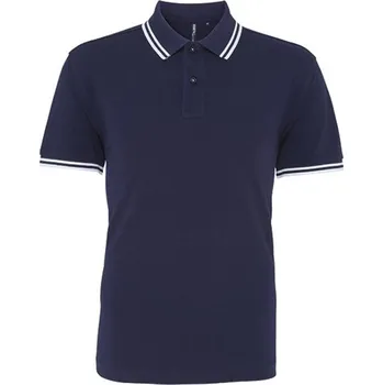 Pánské tričko Asquith & Fox Pánské polo triko AQ011 Navy-White M