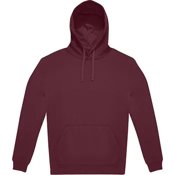Pánská mikina B&C Hoodie Unisex mikina s kapucí WG008 Burgundy XL