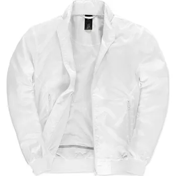 Pánská větrovka B&C Pánská bunda JM963 White-White XL