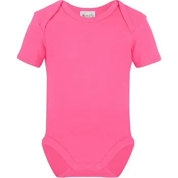 Kojenecký body Link Kids Wear Dětské body s krátkým rukávem X946 Cherry 62-68