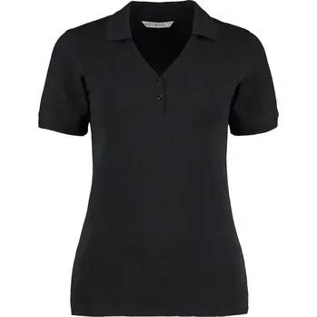 Pánské tričko Kustom Kit Dámské polo triko KK732 Black 42 (XL/16)