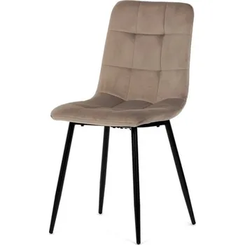 Jídelní židle Autronic Partitura CT-281CRM4 Jídelní židle, sametová látka, krémová