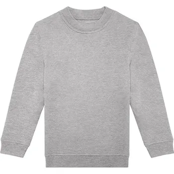 Dívčí mikina B&amp;C Dětská mikina přes hlavu WK001 Sport Grey (Heather) 5/6 (110/116)