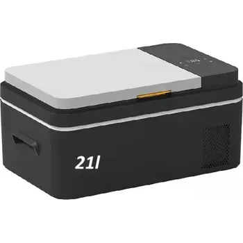 Autochladnička Autochladnička kompresorová, autolednice, objem 21l, napájení 12V, 24V nebo 230V, LCD displej, vnitřní osvětlení