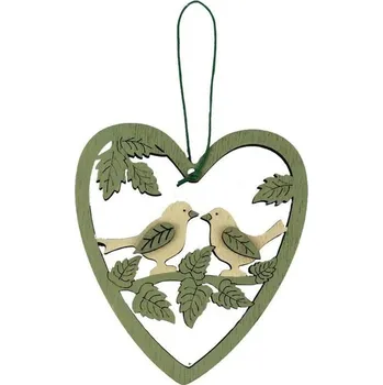 Dekorace srdce D3893