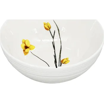 Porcelánová miska Croft Spring 16cm, žlutá/černá