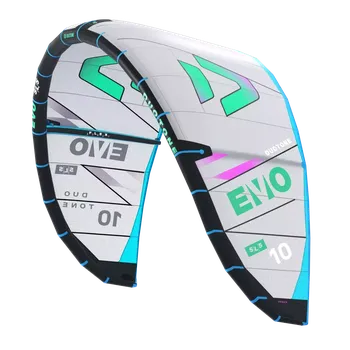 Drak pro kitesurfing kite DUOTONE Evo SLS 10 grey/green one size One Size