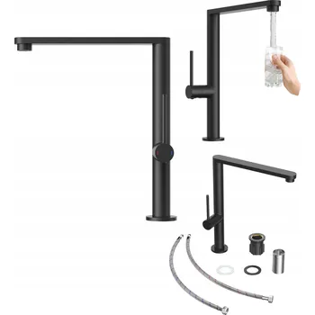 Vodovodní baterie Stojánková kuchyňská baterie Granitan Velmo černá