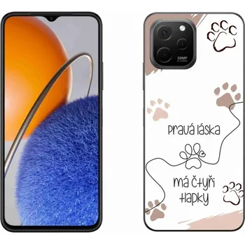 Pouzdro na mobilní telefon Gelový kryt mmCase na Huawei Nova Y61 - psí motiv 1 bílé pozadí