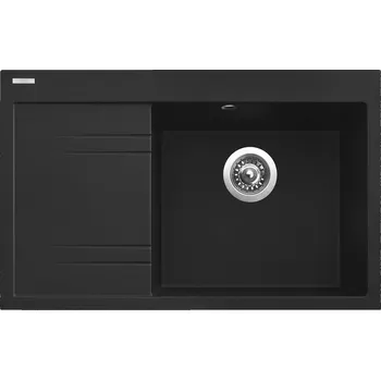 Granitový dřez Sinks granitový dřez RIM 780 P Metalblack pravý