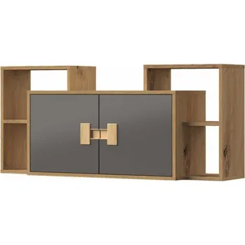 Domel Police Index 12 Barevné provedení dveří: Šedý lesk, Úchyty Domel: Bílé