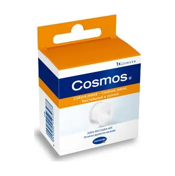 Krytí na ránu COSMOS Náplast por2.5cmx5m 1ks cívk.jemn