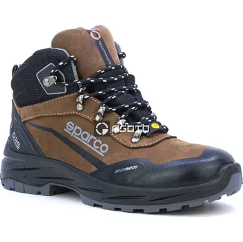 Pracovní obuv SPARCO Valley O6 BRW hnědá pánská pracovní obuv + DRS membrána 41