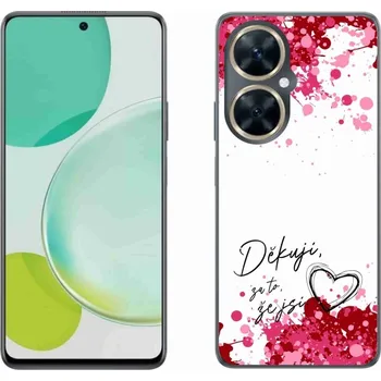 Pouzdro na mobilní telefon Gelový kryt mmCase na Huawei Nova 11i - zamilovaný text 2 bílé pozadí