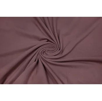 BIO bavlněný úplet jednolíc old purple 200 g/m2