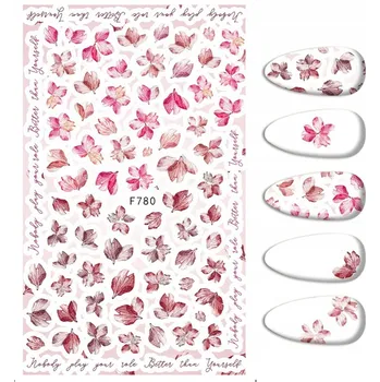 Samolepky na zdobení nehtů - Vzory Květiny