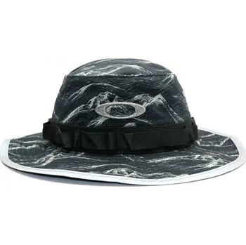 Klobouk Oakley klobouk Field Bonie Mountain Black Cement | Černá | Velikost S/M | 100% bavlna