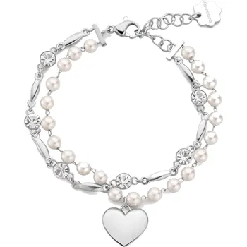 Šperk Brosway Okouzlující dvojitý náramek s krystaly a Shell perlami Chakra BHKB213 + 2 měsíce na vrácení zboží