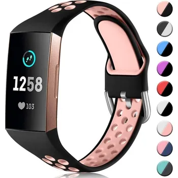 Řemínek na hodinky Náhradní náramek CeMiKa červeno-černý vel. L