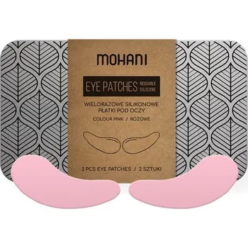 Péče o oční okolí Mohani, Opakovaně použitelné silikonové oční polštářky růžové 2ks.
