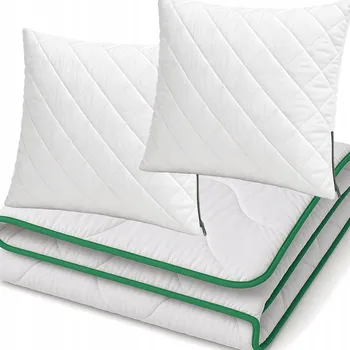 přikrývka Sada Přikrývka 220x200 + Polštáře 70x80 Prošívaná Mikrovlákno Antialergické