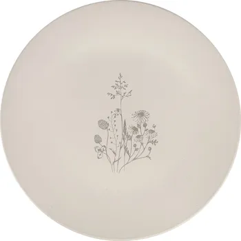 Stolování Clay Keramický mělký talíř Cream Charm ø 26,5cm, smetanová/taupe