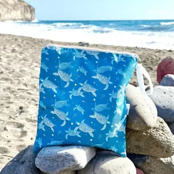 Dámské plavky Green Smile Obal na plavky,Tyrkysové želvy - malý