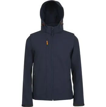 Pánská softshellová bunda SOĽS Transformer Pánská softshellová bunda 2v1 SL01647 Námořní modrá XL
