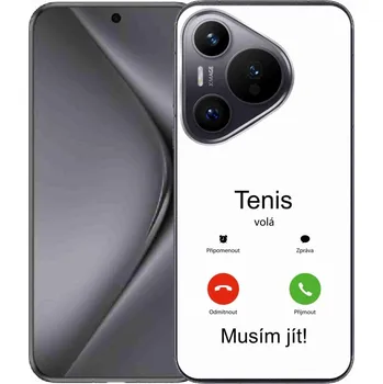 Pouzdro na mobilní telefon Gelový kryt mmCase na Huawei Pura 70 - tenis volá bílé pozadí