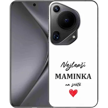 Pouzdro na mobilní telefon Gelový kryt mmCase na Huawei Pura 70 Ultra - nejlepší maminka 1 bílé pozadí