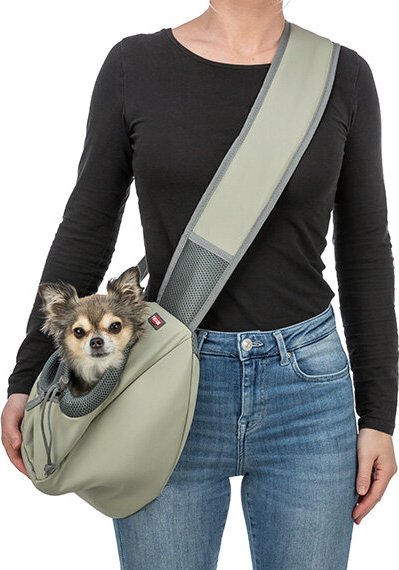 Trixie Nosítko přes rameno taška SLING na psa 50x25x18cm Zelená do 5kg