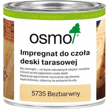 Olej na dřevo Impregnace na dřevo OSMO bezbarvá na čela prken 0,38 l