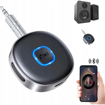 Bluetooth adaptér BLUETOOTH AUX TRANSMITER J33 ABS Podpora dvou zařízení PD Type-C
