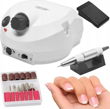 Bruska na nehty Beauty 233 profesionální 65W frézka bruska na nehty + frézy