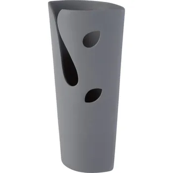 Váza by inspire Váza 'Hole' (15,5x9x32,5cm), šedá