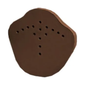 BRAMAC Uzávěra hřebene keramická Engoba hnědá