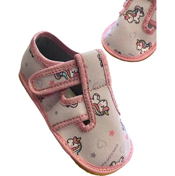 Dívčí bačkory RAWEKS BAREFOOT dětské papučky - Zuzia ZA02 Velikost: 22