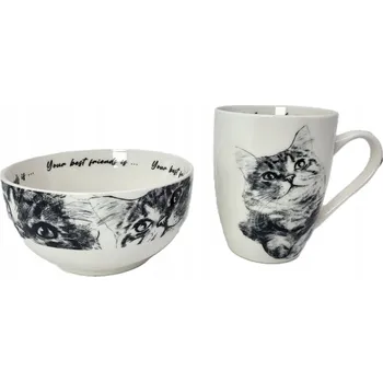 Hrnek Queen Isabell Sibiřská kočka, porcelán, 350 ml