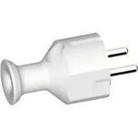 Vidlice s přímým vývodem - uni schuko černá